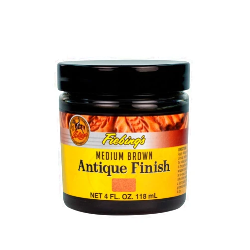 Fiebing's Medium Brown Antique Finish Paste, 4oz