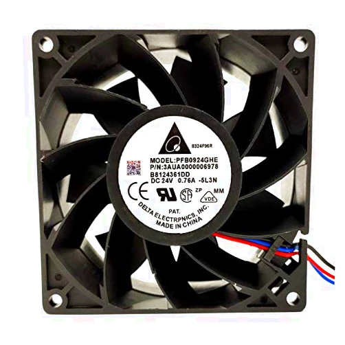 ELOMILE PFB0924GHE 24V Fan PFB0924GHE DC24V 0.76A 92×92×38mm Inverter Cooling Fan