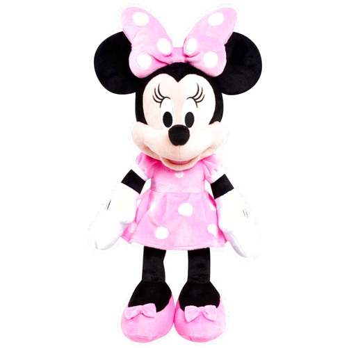 Mickey Mouse Disney Junior Mickey Mouse Large Plush Minnie Mouse, Officially Licensed Kids Toys for Ages 2 Up by Just Play