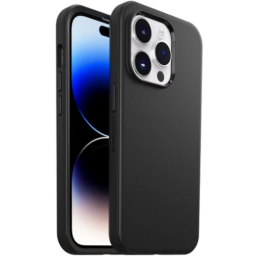 OtterBox iPhone 14 Pro (Only) - Symmetry Series+ Case - Black - Ultra-Sleek - Snaps to MagSafe - Raised Edges Protect Camera & Screen - Non-Retail Packaging