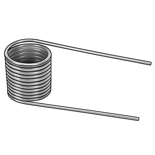 GRAINGER APPROVED Torsion Spring, 360 Deg, 0.798 OD