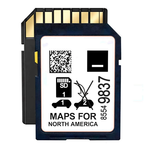 Willyon 85549837 Latest Version Navigation SD Card Fits 2021-2023 XT6, Sierra 2500/3500 HD, Envision, Silverado 1500, Silverado 1500 LTD, Silverado 2500 HD, Covers USA/CA/MEX Maps, black