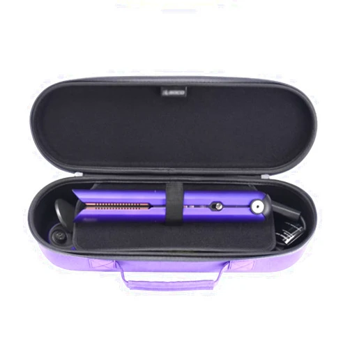 XinGeeek Travel Carrying Case for Airstrait/Airstrait HT01/Corrale Hair Straightener Hard Shell Straightener Storage Bag Hot Tools Curling Iron Organizer Bag (Purple)