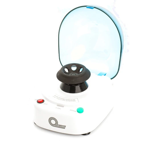 Qor Labs 10K Mini Centrifuge 10,000 RPM Mini Centrifuge, Includes 6-Place Micro Tube Rotor and 16-Place PCR Strip Rotor. Spins 1.5ml Micro Tubes.