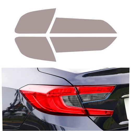 TOMALL Vinyl Smoke Tint Turn Signal Reverse Light Films Compatible with Honda 10th Accord 2018-2020 PreCut Car Tail Light Transmission Stickers Exterior Decoration (35% Light Black)
