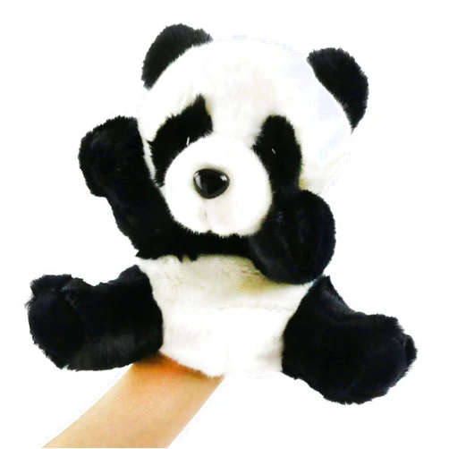 SpecialYou Kids Hand Puppets, Panda Hand Puppet for Toddler, Stuffed Animal Plush Toy for Show Theater, Birthday Gifts, Easter Basket Stuffers
