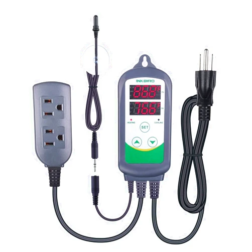 Inkbird ITC-308S Aquarium Heating and Cooling Dual Stage Temperature Controller Freshwater Saltwater Aquarium Tropical Fish Ornamental Shrimp