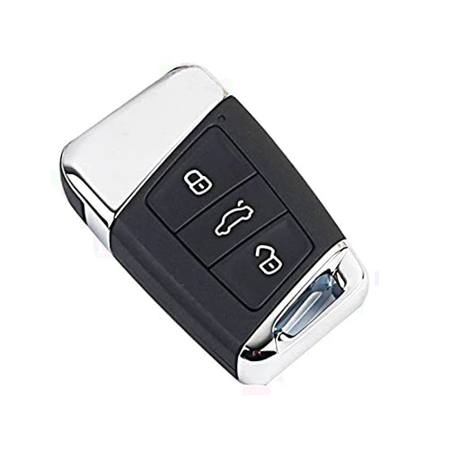 Amautolucky 433MHZ Original 3 Button Folding Car Keyless Entry Remote Key Smart Key Fob for Magotan B8 M-agotan MQB Smart Remote Control Keys
