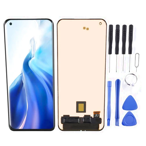 JIANBWAT LCD Screen for Xiaomi Mi 11 M2011K2C, M2011K2G with Digitizer Full Assembly