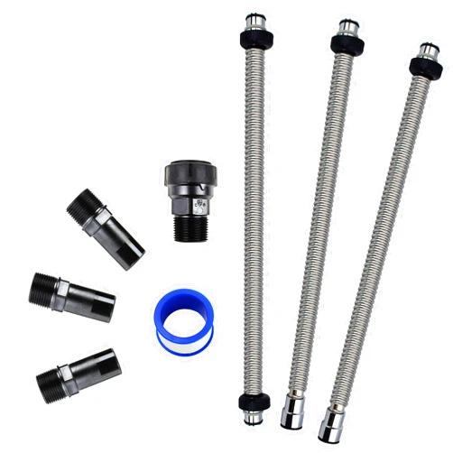 APEC Water Systems Whole House System Dual Tank Installation Kit for Water Filter and Water Softener Combo System (WH-COMBOKIT)