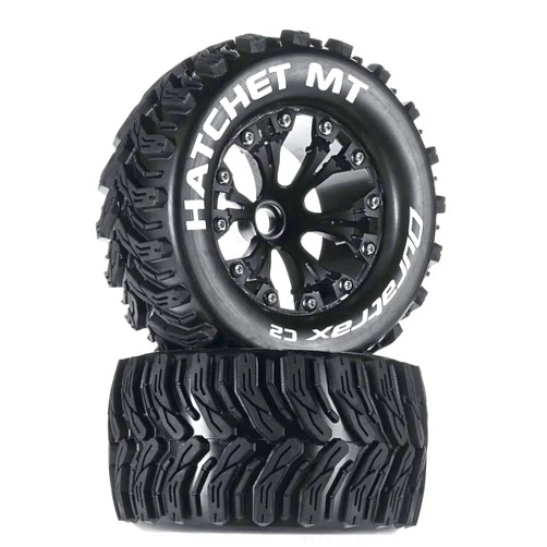 Duratrax Hatchet MT 2.8 2 Wheel Drive Mounted Front Black 2 DTXC3524
