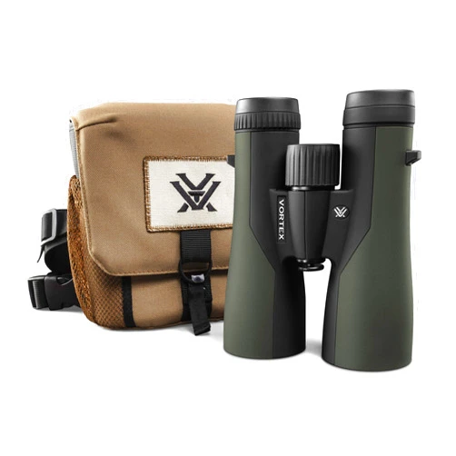 Vortex Optics Crossfire HD 10x50 Binoculars - HD Optical System, Tripod Adaptable, Rubber Armor, Waterproof, Fogproof, Shockproof, Included GlassPak - Unlimited, Unconditional Warranty