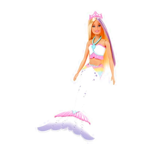 Barbie Dreamtopia Color Magic Mermaid Doll with Outfit and Tail for Coloring with Included Crayola Washable Color Wands