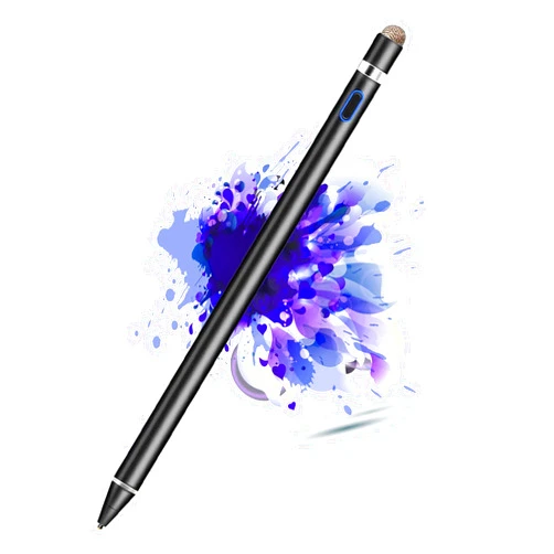 Luntak Active Stylus Pen for Touchscreen Drawing&Writing,High Sensitivity Rechargeable iPad Pencil with 1.45mm Fine Tip, Stylus Pen for iPad/iPad Pro/Mini/Android/Smartphones/Tablets/Laptop/iPhones/iOS