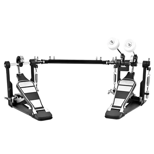 Tipatyard Double Bass Drum Pedals Double Drum Pedal for Drum Set Kit and Electronic Drums | Single Chain