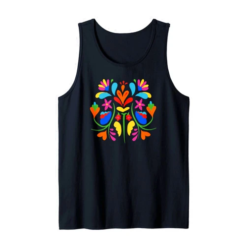 Köln Karneval Outfits für echte Kölner Rainbow Flowers Comic Art Graphic for Men Women Children Tank Top