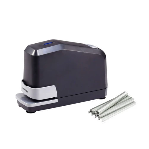 Bostitch Office Impulse Heavy Duty Electric Stapler Value Pack, 45 Sheet Capacity, Includes 5,000 Staples & Staple Remover, No-Jam, Faster Stapling, Black