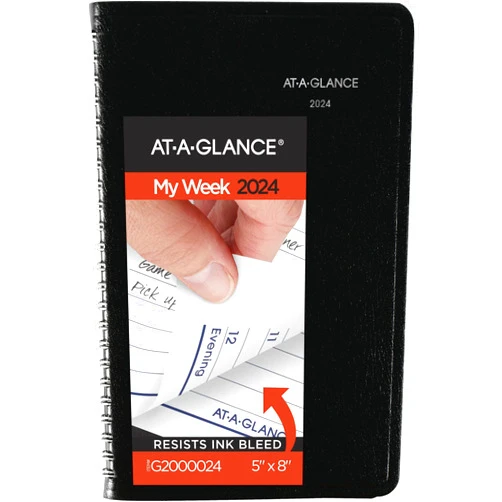 AT-A-GLANCE 2024 Weekly Appointment Book & Planner, DayMinder, 5