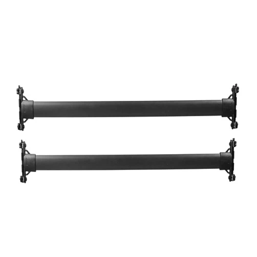 SOBOANT 2pcs Mount Top Rail Crossbar Luggage Carrier Set Front Rear Side Aluminum Black Textured 150LBS M35059S, Delivered from USA