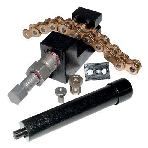 Motion Pro Jumbo Chain Tool Kit and Includes press plates with 9/16