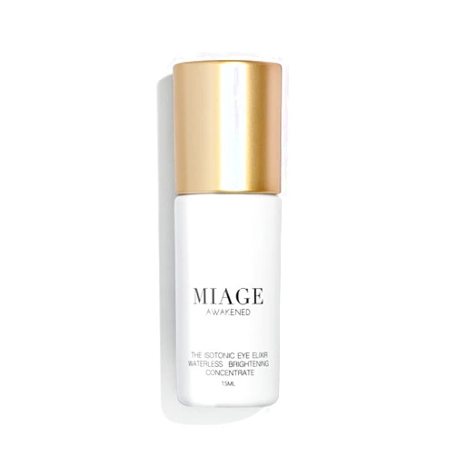 Miage Eye Cream-AWAKEN The Isotonic Eye Elixir, Daily Anti-Aging, Hydrate, Brighten, Lift, Renew with RIT-5™ Complex for Wrinkle-Free, Youthful Eyes, Rollerball Wand Optimizing Absorption, 0.5 oz