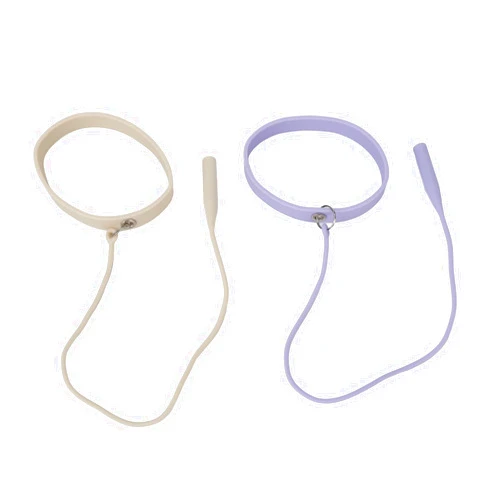 Sonew 2Pcs Eyelash Extension Tweezer Holder Bracelet, Silicone Ring Tweezers Protector Wrist Band Lash Tweezers Holder Protector White