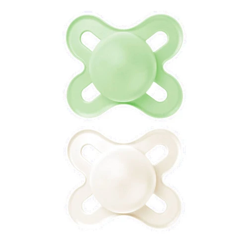 MAM Original Start Matte Newborn Baby Pacifier, Best Pacifier for Breastfed Babies, Sterilizer Case, Unisex, 0-3 Months (Pack of 2)
