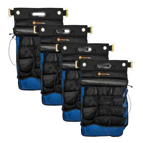 DC Cargo Mall DC Cargo E-Track Hanging Trailer Organizer w/Cover - 19 in Tall x 33 in Wide - E-Track Accessories for Enclosed Trailer, Work Van, Cargo Trailer