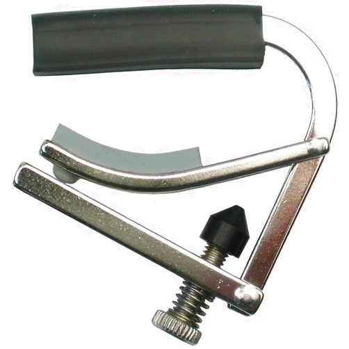 Shubb C5R Standard Capo for Banjo, Mandolin, or Bouzouki - Radiused - Polished Nickel