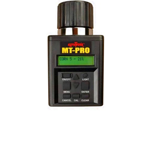 Agratronix MT-Pro Portable Moisture Tester for Grain with Digital Meter Readout, Grain Tester with Carry Case