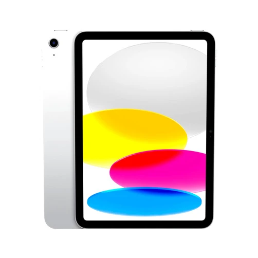 Apple iPad (10th Generation): with A14 Bionic chip, 10.9-inch Liquid Retina Display, 64GB, Wi-Fi 6, 12MP front/12MP Back Camera, Touch ID, All-Day Battery Life – Silver
