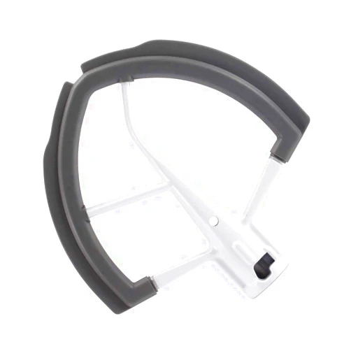 Reikame Flex Edge Beater for Kitchen Aid Mixer 6 Quart Bowl-Lift Stand Mixer Bowls, 6 QT Flat Edge Beater with Flexible Silicone Edges Bowl Scraper