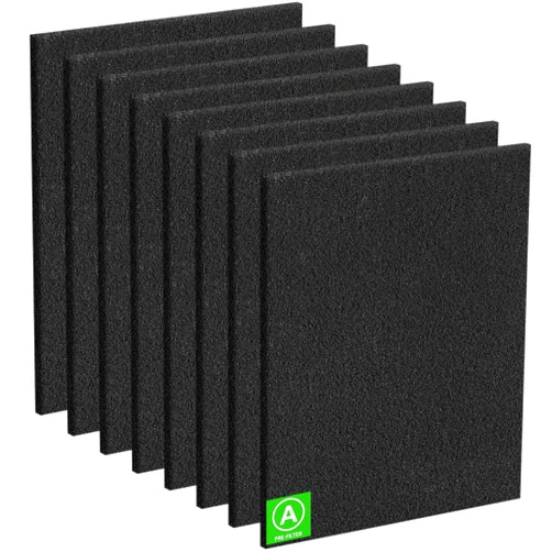 Isinlive 8 Pack HPA300 Carbon Pre Filter Compatible with Honeywell HPA300 Series Air Purifier, Precut Premium HRF-A300 Activated Carbon Filter Replacement for Dust, VOC, Smoke/Pet Odors