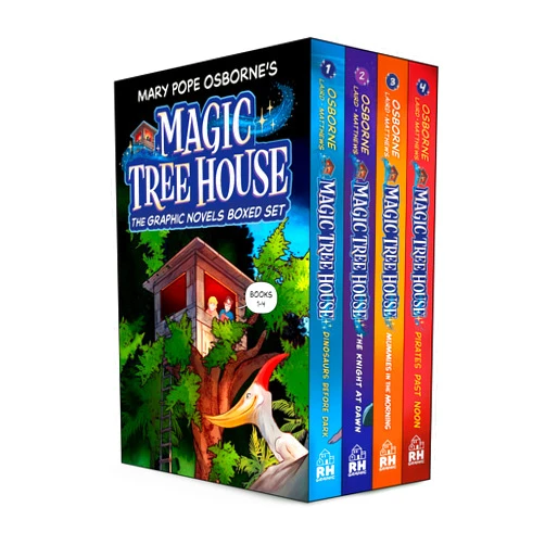 By Jenny Laird (Adapter), Mary Pope Osborne (Author), Kelly Matthews (Illustrator), Nichole Matthews (Illustrator) & 1 more Magic Tree House Graphic Novel Starter Set: (A Graphic Novel Boxed Set)