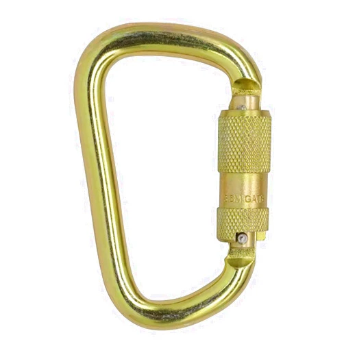 BYANG Auto Locking Carabiner 45KN=10000lbs Heavy Duty Large Clip Climbing Carabiner Twist Lock Carabiners for Rock Climbing, Camping, Gym,Rescue (CE Rated,D Shape)