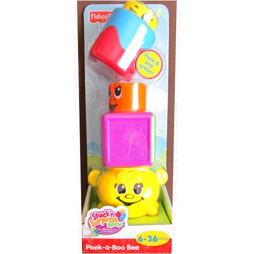 Fisher-Price Fisher Price Stack 'n Surprise Blocks - Peek-a-Boo Bee