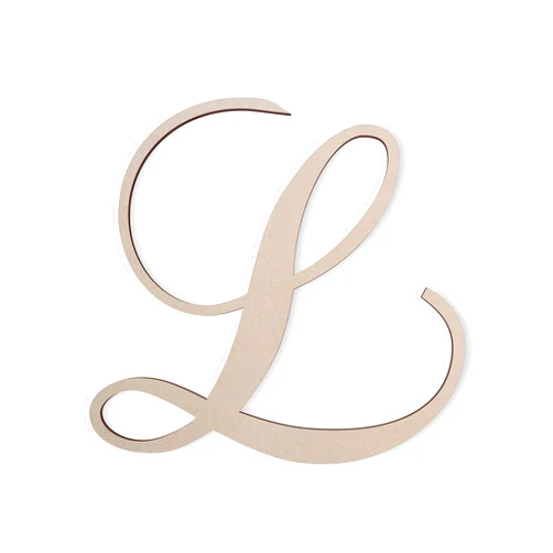 Jess and Jessica Wooden Letter L, 16
