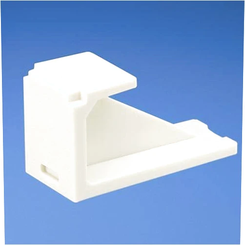 Panduit CMBWH-X Mini-Com 1 Port Blank Module (Pack of 10), White; Reserves a One Module Space for Future Use in Mini-Com Patch Panels, Faceplates, and Surface Mount Boxes