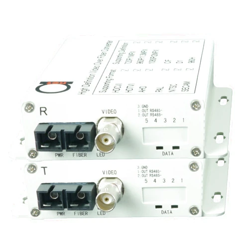 ADnet Fiber Converter - Extender Set for HD 1080p & 2560x1920 (AHD | TVI | CVI | CVBS - 4-in-1) Video CCTV Over Fiber - Single & MultiMode - 1 km MM (0.62 mi) 20 km SM (11.42 mi) Transmitter & Receiver 5MPx