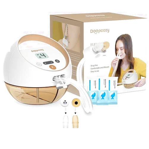 DeepCozy Electric Nasal Irrigation System Sinus Rinse Machine with 30 Salt Packets, Nose Cleaner for Sinus Adult, Nasal Flush System Congestion & Running Nose Relief, Nose Cleaner (Device Auto-Clean)