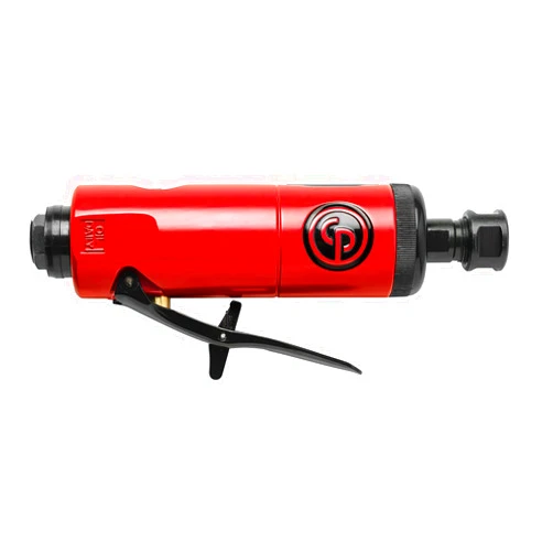 Chicago Pneumatic CP876 - Air Die Grinder Tool, Welder, Woodworking, Automotive Car Detailing, Stainless Steel Polisher, Heavy Duty, Straight, 1/4 Inch (6 mm), 0.3 HP / 220 W - 30000 RPM