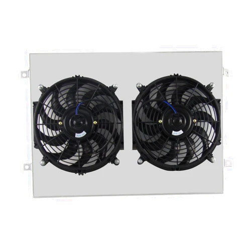 AW ALLOYWORKS ALLOYWORKS Aluminum Radiator Fan Shroud Kit for Ford F100 F150 F250 F350 1968-1979 V8 F-Series Bronco