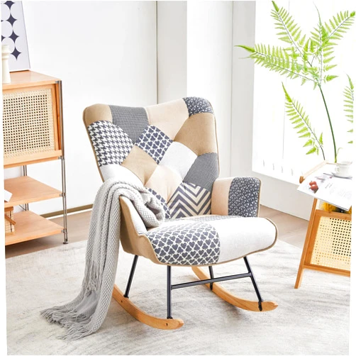 Kosydown Basic Glider Rocking Chair, Warm Color