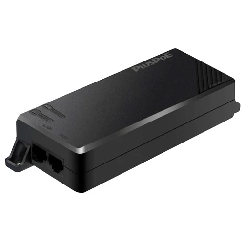 PLUSPOE 90W Gigabit PoE++ Injector, IEEE802.3bt / at / 802.3af Compliant, 10/100/1000Mbps, 90W / 60W / 30W / 15/4W POE Power Budget, Active POE/POE+/POE++ Adapter, Plug and Play