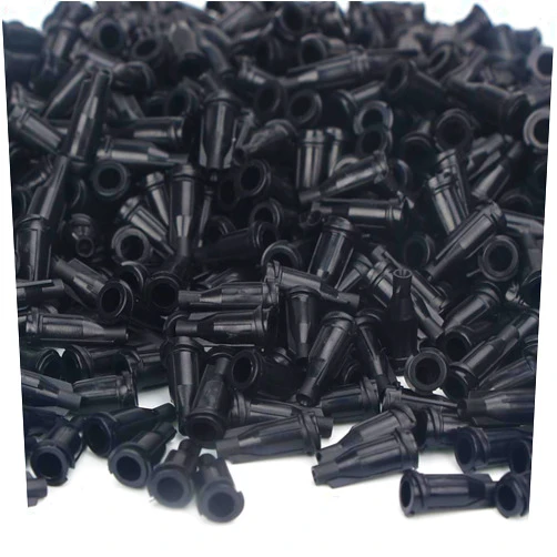 Onwon 200 Pieces Luer Lock Syringe Screw Type Tip Caps Dispensing Needle Tip Cap