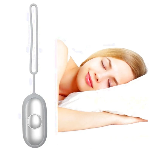 Magic ZZ Sleep Aid Device for Adults,Relieve Anxiety Depression Fast Sleep Instrument,Hand-held Micro-Current Intelligent Sleep Aid Device,USB Charging Pressure Release Help Sleep Tool (Silver)
