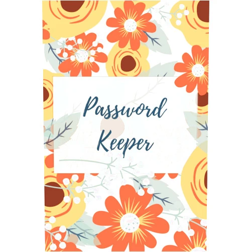 Halo Planners Password Keeper: Website Address Book Alphabetically Tabbed