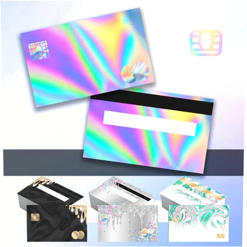 EAQ Custom Business Cards Double-Sided Credit Card Style Business Cards Customize with Your Image Logo 3.5