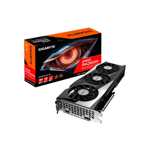 GIGABYTE Radeon RX 6500 XT Gaming OC 4G Graphics Card, WINDFORCE 3X Cooling System, 4GB 64-bit GDDR6, GV-R65XTGAMING OC-4GD Video Card
