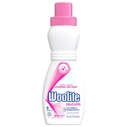 Woolite Delicates Hypoallergenic Liquid Laundry Detergent, 8 Loads, 16oz, Hand & Machine Wash